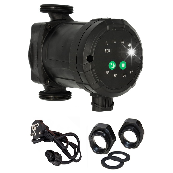 Циркулационна помпа Ibo 130мм, 6м напор, 10 bar, 5W-45W, комплект с кабел