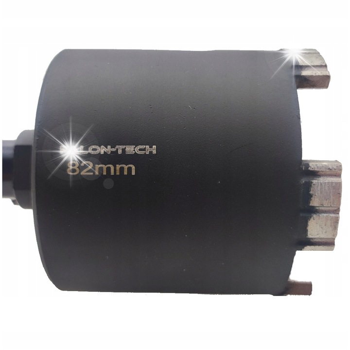 Falon-Tech 82 mm-es, 5 szegmenses gyémánt fúrófej készlet SDS-PLUS adapterrel