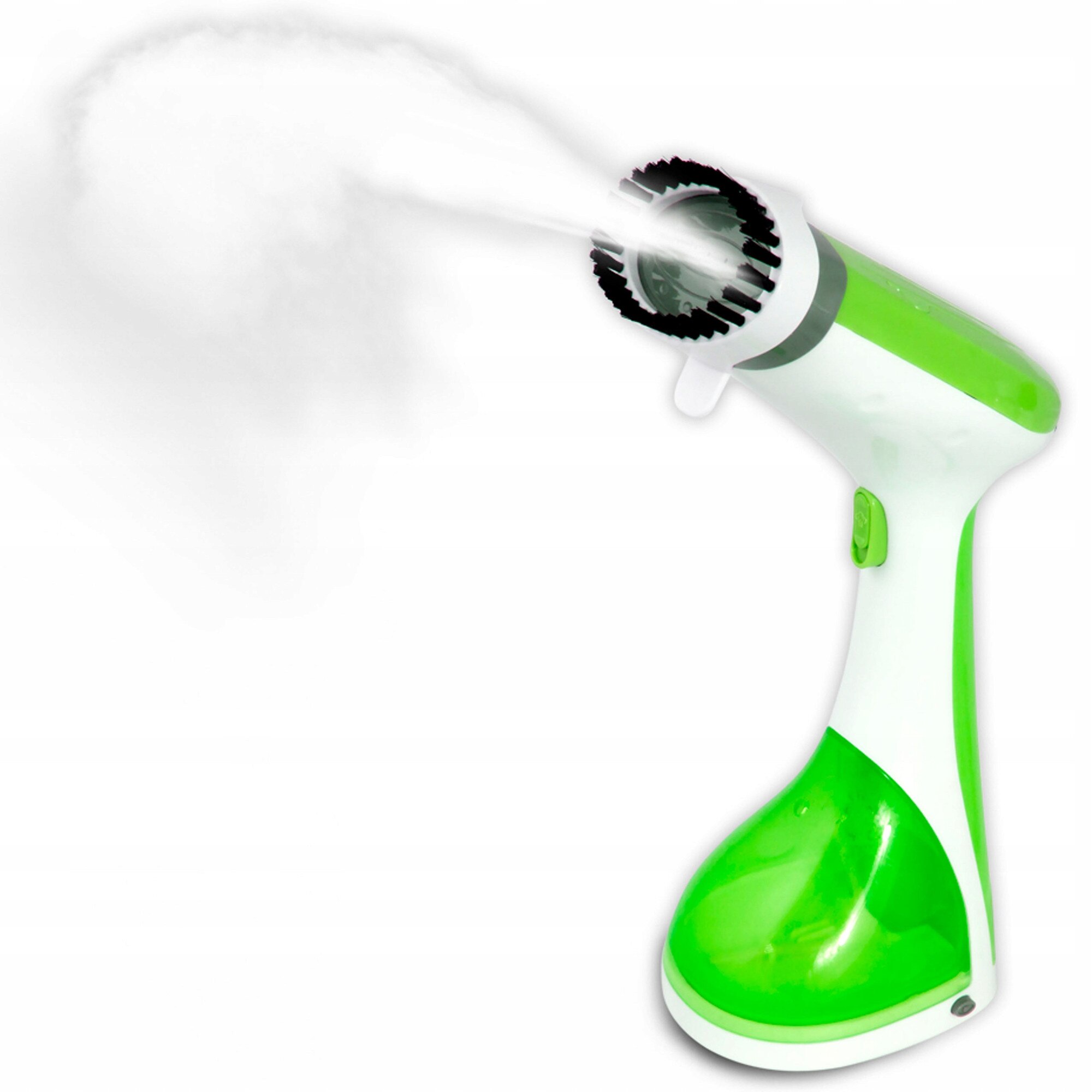 Aparat de aburi pentru haine Esperanza Velure 1400 W, debit abur 20 g/min, rezervor 220 ml, incalzire in 30 s, utilizare verticala si orizontala, include clema pentru plisuri, alb/verde