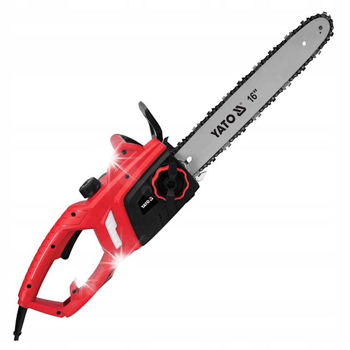 Elektromos láncfűrész, YATO, 2000W, 16", 230V, 13 m/s, 56 láncszem