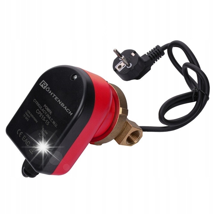 Помпа за циркулация на вода IBO CPE 15-15, 25W, 7,5л/мин, 1/2", 85мм