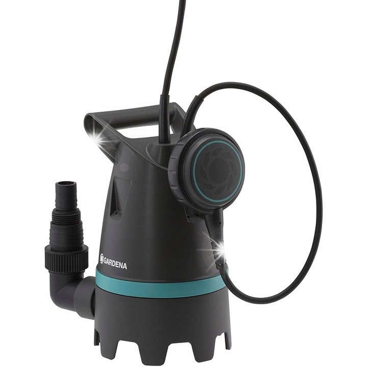 Merülő szennyvízszivattyú, 300 W, 6 m, 9000 l/h, GARDENA