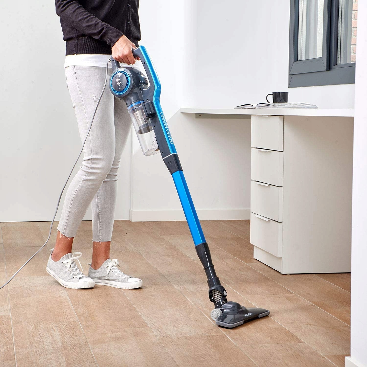 Aspirator Vacmaster 2 in 1, 500W, filtru HEPA, 2L, cablu 5m, pentru curatare auto si suprafete mari