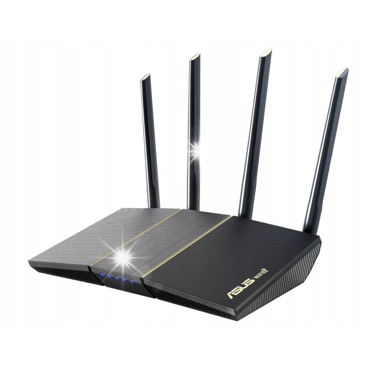 Router Wi-Fi 6 ASUS RT-AX57, 3000 Mb/s, 4 antene, dual-band