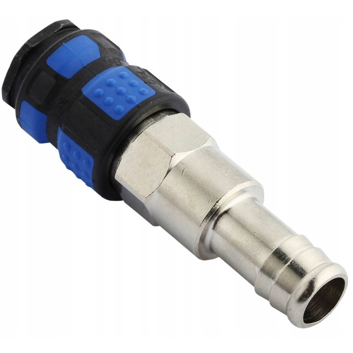 Cuplaj industrial RQS, rapid cu conector 13mm, manere din alama nichelata, 1625, -20C pana la +40C