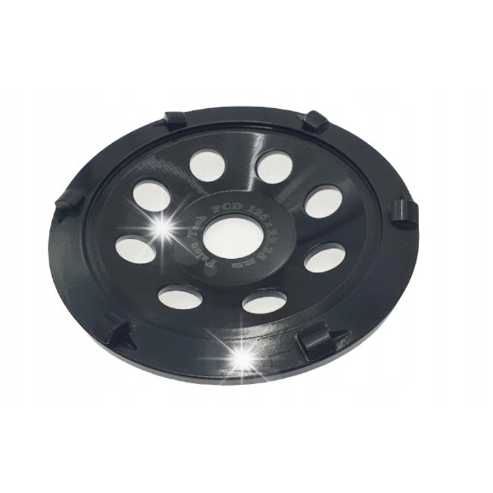 Falon-Tech 125mm gyémánttárcsa, különböző rétegek eltávolítására, 6 lamella, fazék alakú forma