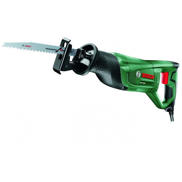 Fierastrau electric BOSCH PSA 700 E, 710W, taiere lemn 150mm, taiere otel 10mm, 3kg