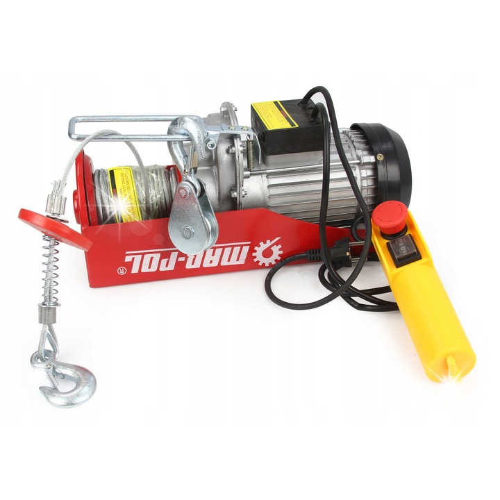 Mar-Pol elektromos csörlő, 800kg, 12m, 230V, 1300W