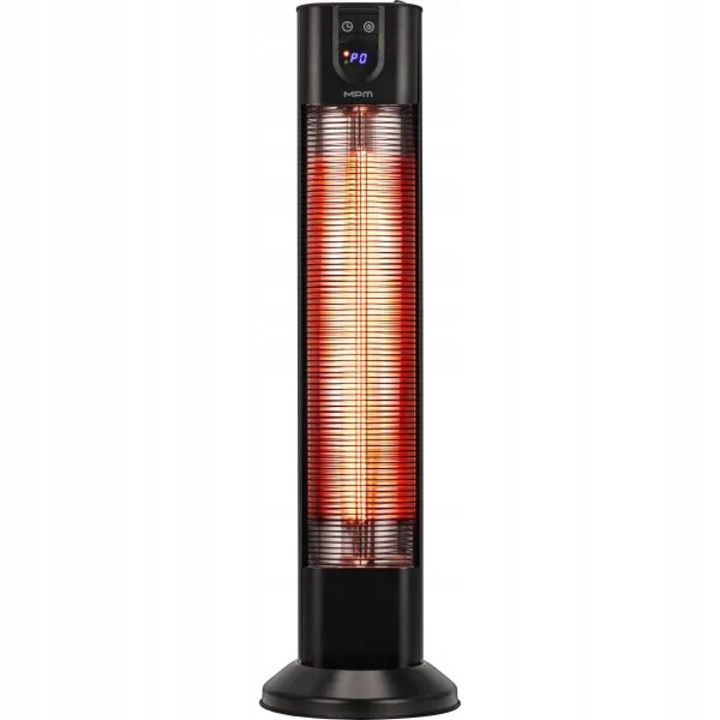 Incalzitor cu infrarosu MPM MUG-26, 2000W, 3 niveluri de incalzire, timer 24h, design modern, pentru interior si exterior