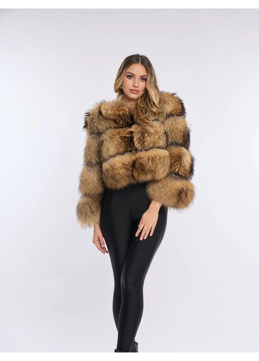 Haina din blana naturala de raton