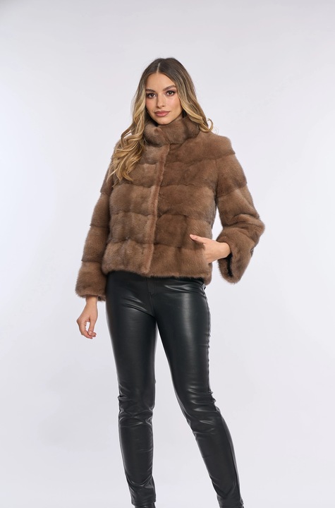 Haina din blana naturala de vizon, Sahara, Maro