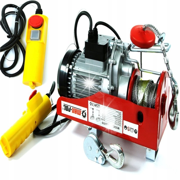 Mar-Pol elektromos csörlő 600kg, 1050W, 12m, 230V