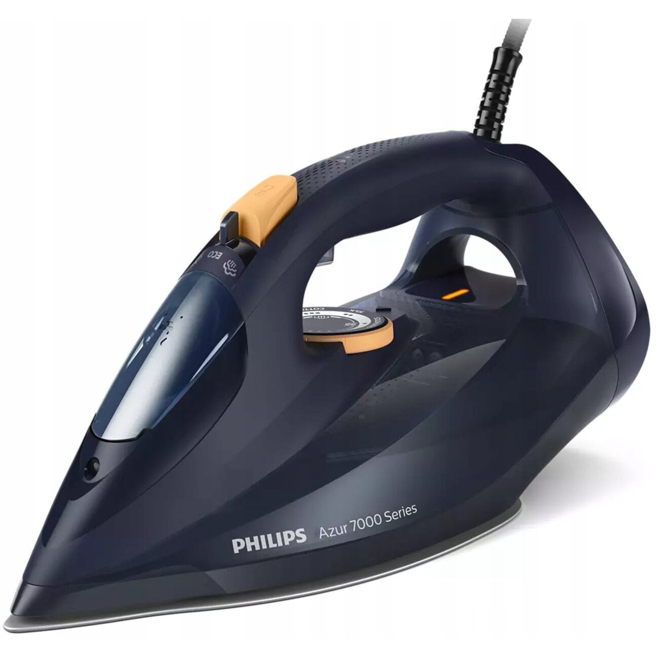 Fier de calcat Philips DST 7060/20, 3000W, abur continuu 55g/min, culoare galbena si albastra, capacitate rezervor 0,3l