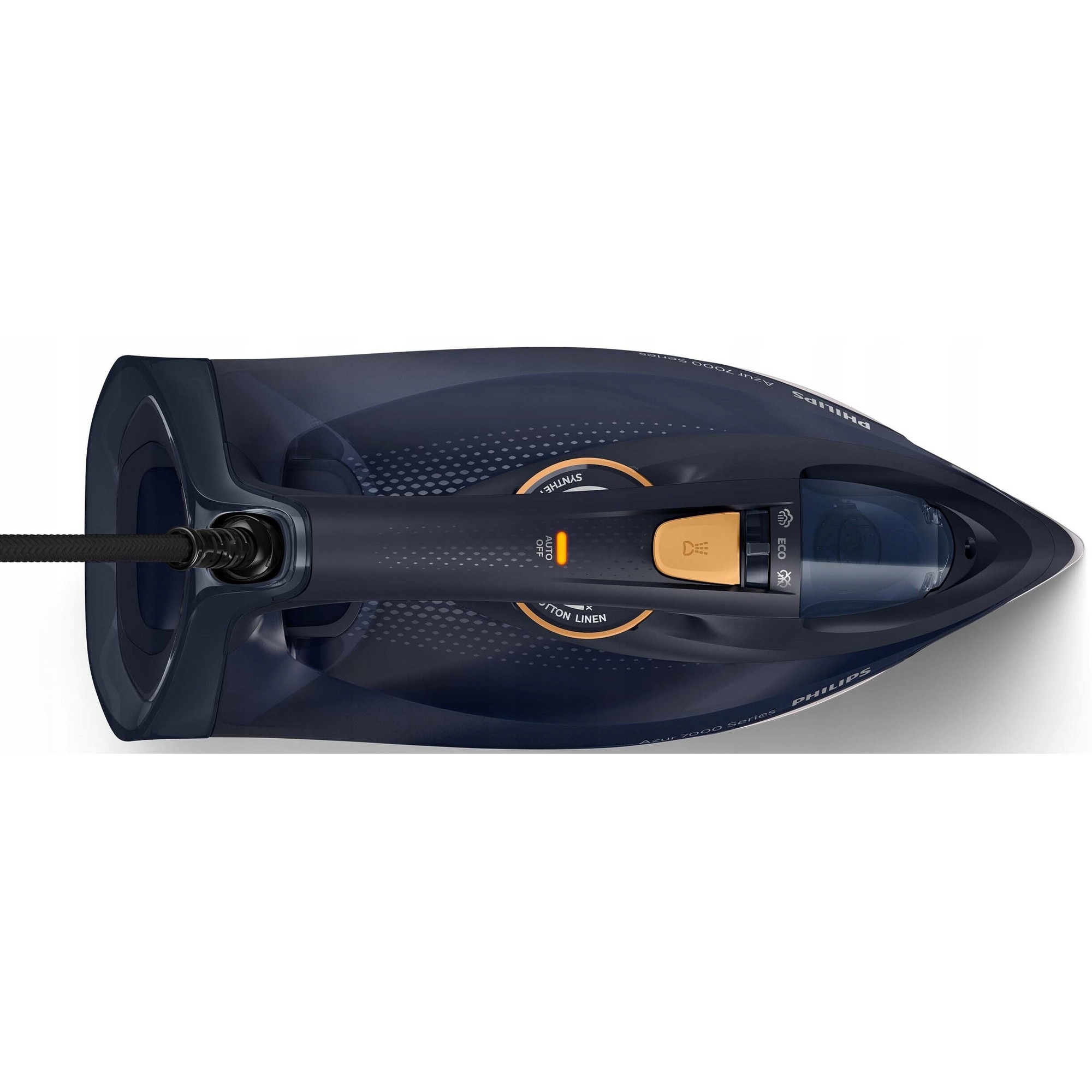 Fier de calcat Philips DST 7060/20, 3000W, abur continuu 55g/min, culoare galbena si albastra, capacitate rezervor 0,3l