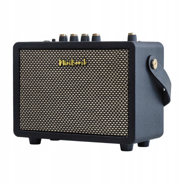 Elektromos gitárerősítő, DK, 10 W, Bluetooth 5.0, Delay és Reverb effektek