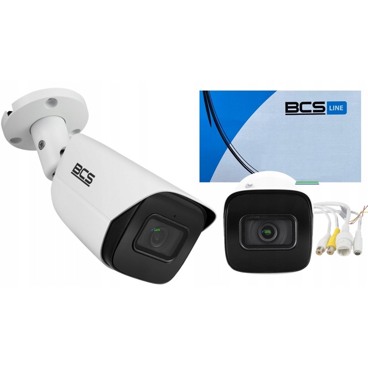 Cameră de supraveghere exterior BCS, IP 5Mpx, obiectiv 2.8mm, IR 50m, protecție IP67