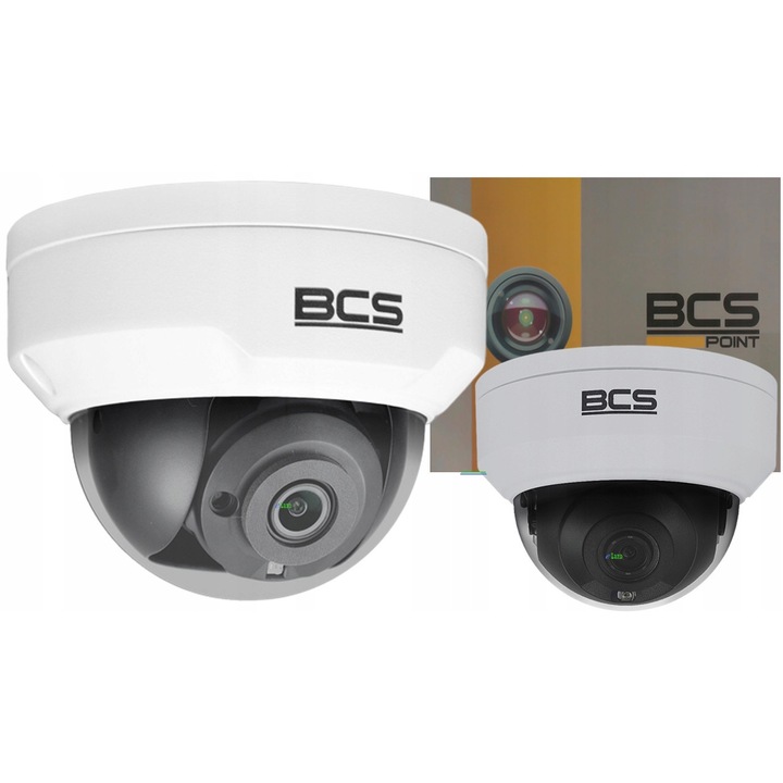 Cameră de supraveghere IP BCS, 4Mpx, obiectiv 2.8mm, IR 30m, exterior, Wi-Fi