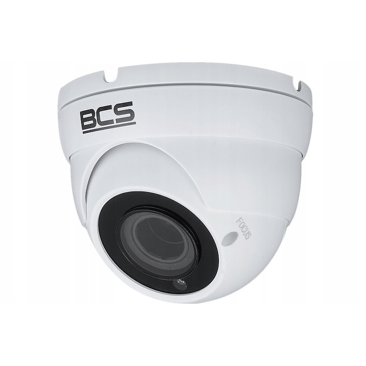 Cameră de supraveghere BCS Dome 5MPX, IR 40m, DWDR, varifocal 3.3-12mm, IP66