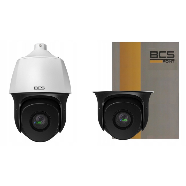 Външна камера за наблюдение BCS, IP PTZ 2MPx, 33x увеличение, IR 150m, IP66 защита