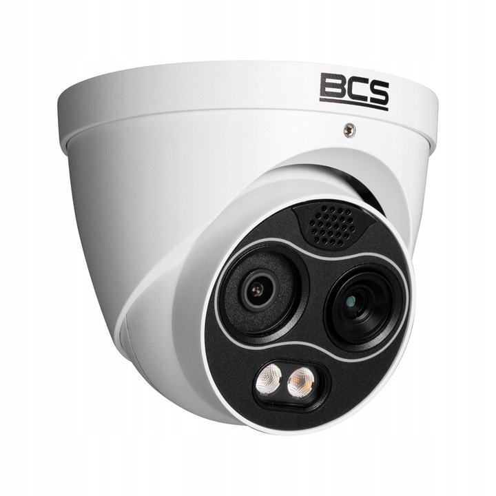 Външна камера за наблюдение BCS 4Mpx, термо визия, термична резолюция 256x192, IP67 защита