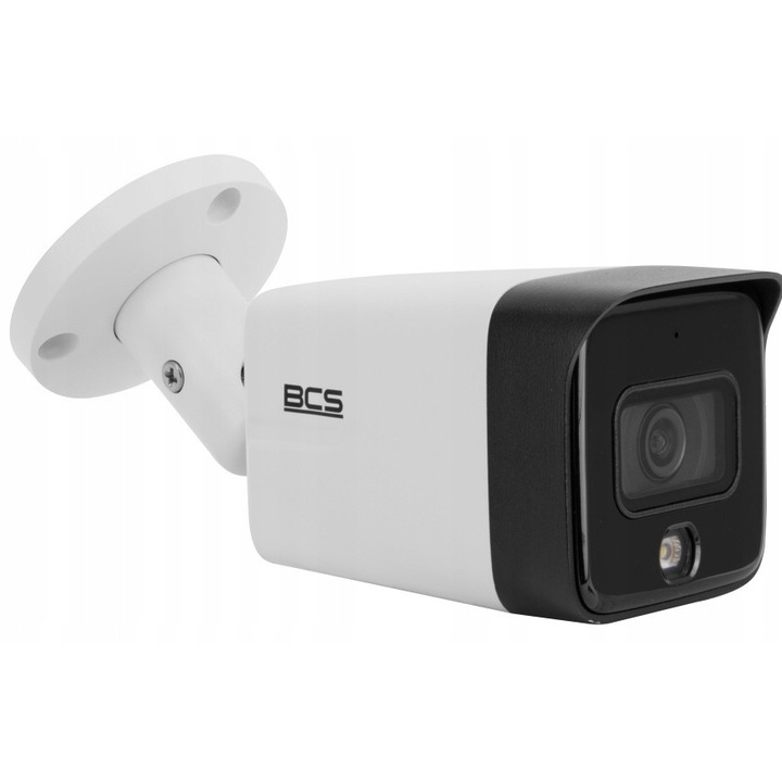 Външна камера за наблюдение BCS, IP тръбна, 6MP, микрофон, IR 30m, IP67
