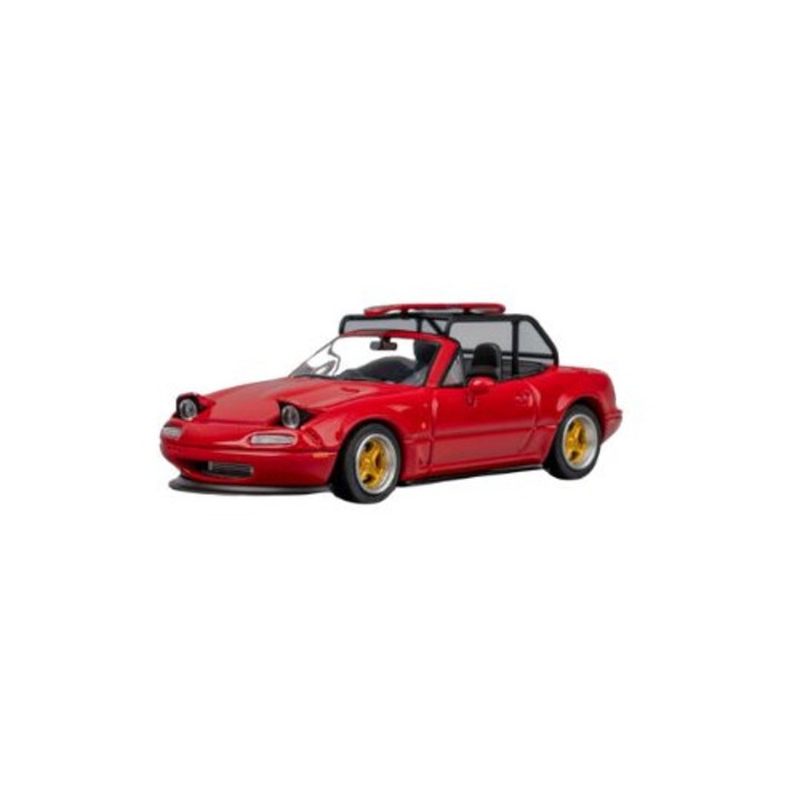 Macheta auto Mazda MX5 Surf Red 1:64 Micro Turbo