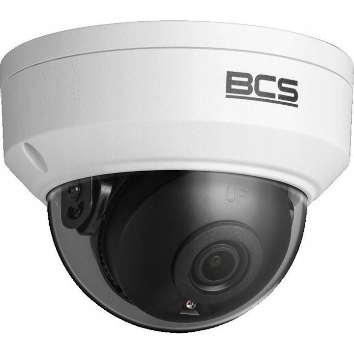 Камера IP куполна BCS, 5MPX, резолюция 2880x1620, IR 30m, IP67, IK10