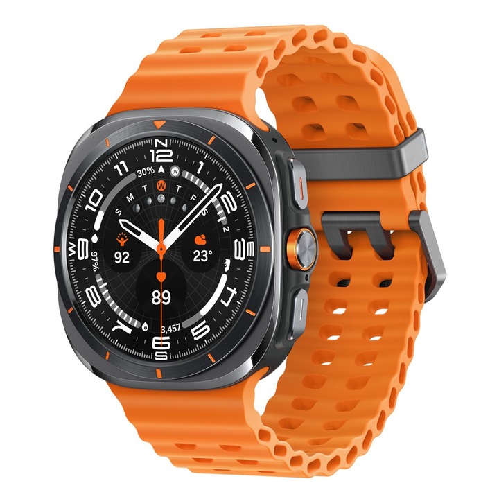 Смарт часовник Samsung Galaxy Watch Ultra, AMOLED 47 мм, 4G, сив, екран 3,81 см (1.5")