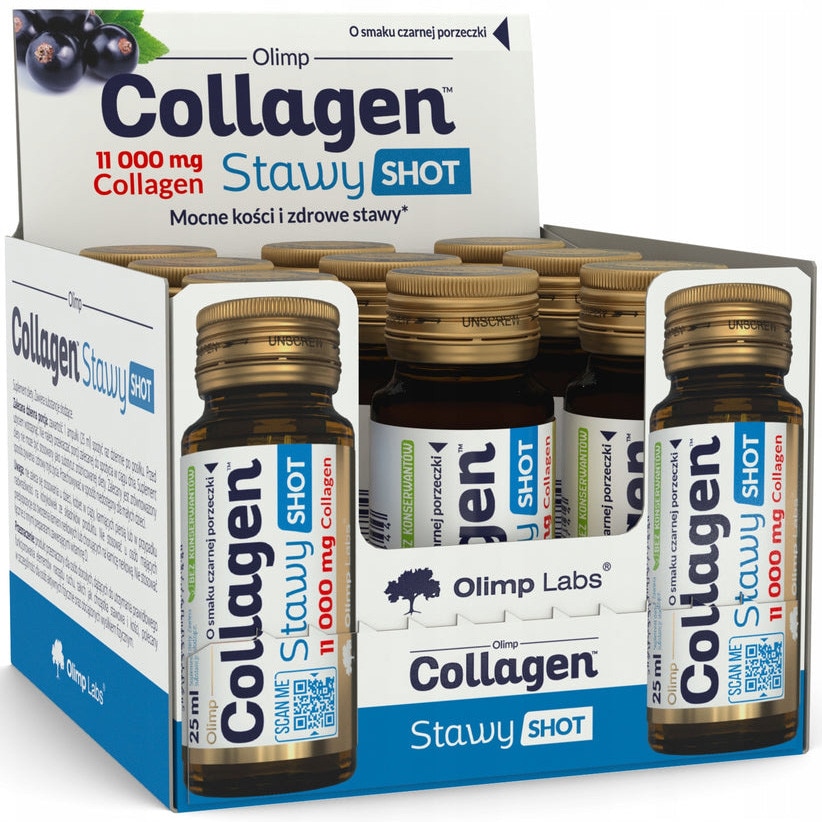 Colagen articulatii , colagen hidrolizat, Olimp Labs Collagen , aroma coacaze negre, 9 shot x 25ml