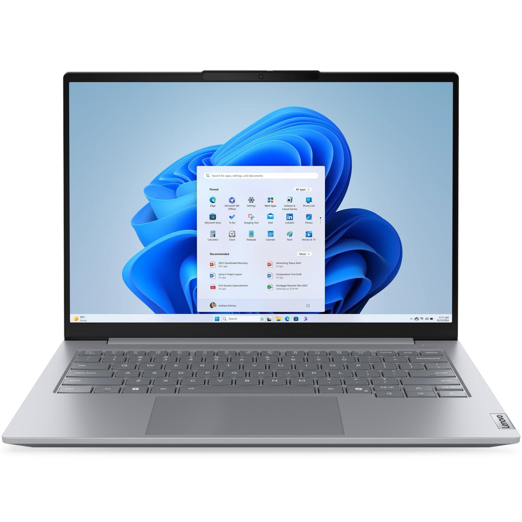 Laptop Lenovo ThinkBook 14 G8 IRL cu procesor Intel® Core 5 210H