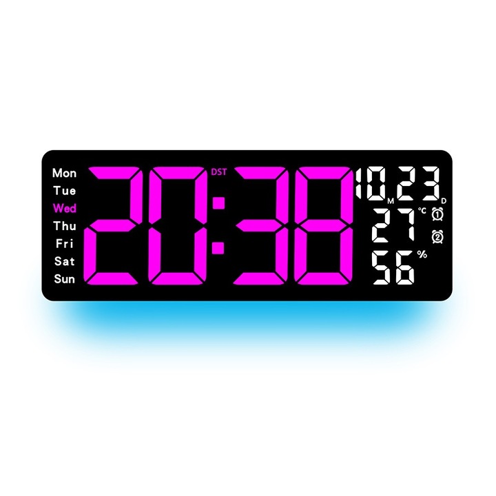 Ceas Digital de Masa si Perete cu Telecomanda Kira