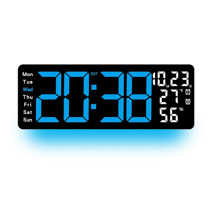 Ceas Digital de Masa si Perete cu Telecomanda Rafis