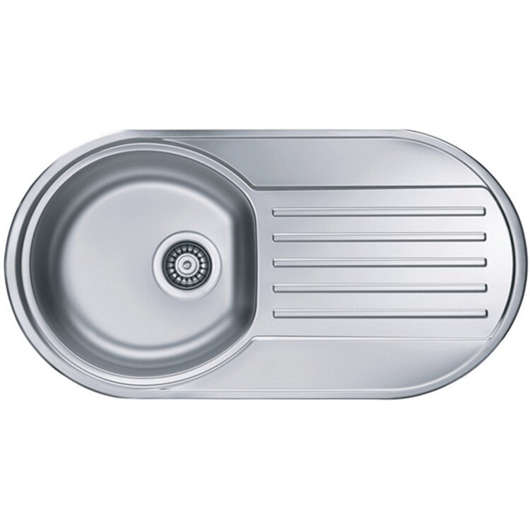 Chiuveta inox Alveus Form 40 leinen st, 832x437mm, adancime cuva 150mm, inox, orientare cuva pe stanga