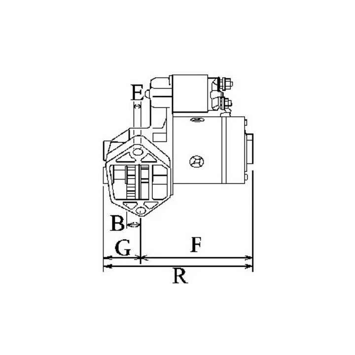 Electromotor HC-Cargo F032116867 pentru BMW 3, 5, 6, 7, 8, X3, X4, X5, X6, X7, 3.0 diesel, 194 Kw, 265 CP
