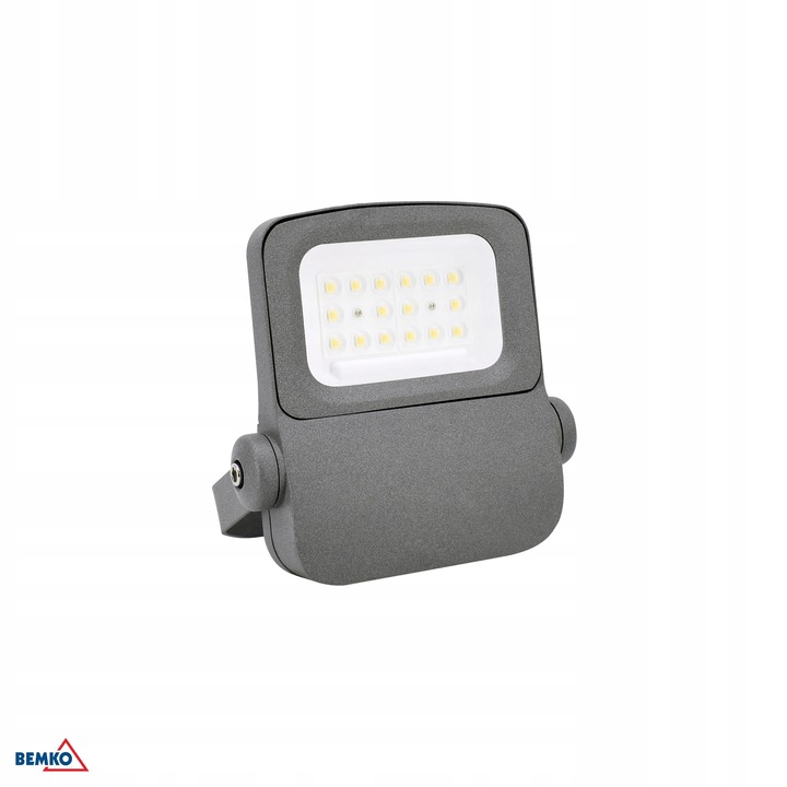 Reflector LED Bemko CAMPUS 30W, 5100lm, 4000K, IP66, Gri