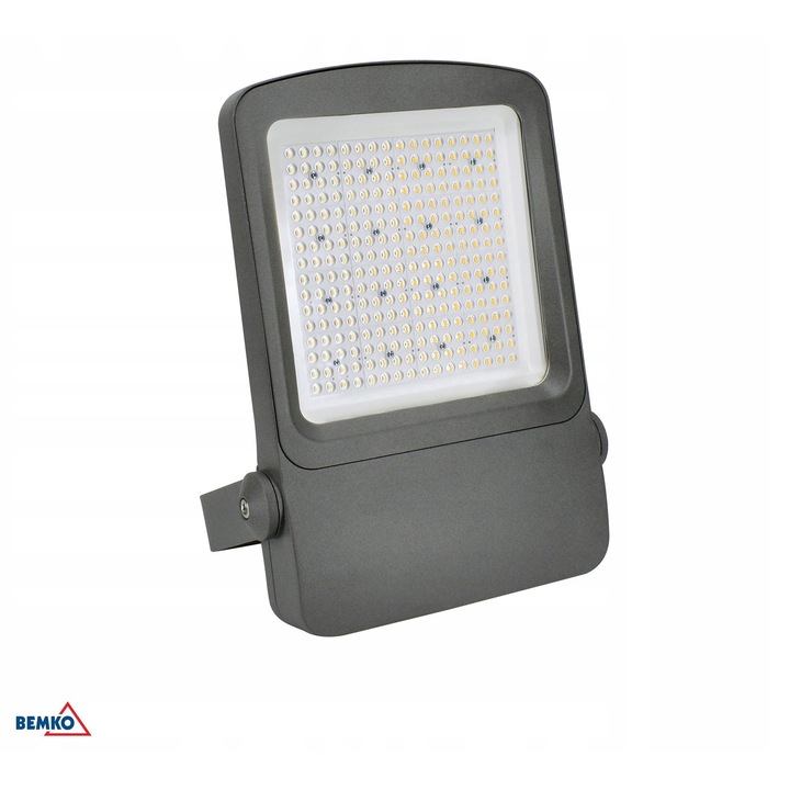Reflector LED Bemko 250W, 4000K, 42500lm, IP66, gri