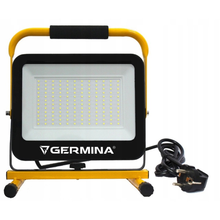 Reflector LED Germina portabil 50W, lumina rece 6400K, IP65