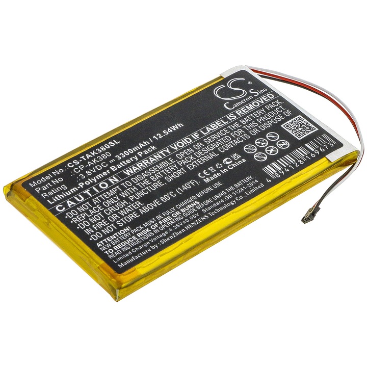Baterie TECHTEK CS-TAK380SL Li-Polymer 3300mAh
