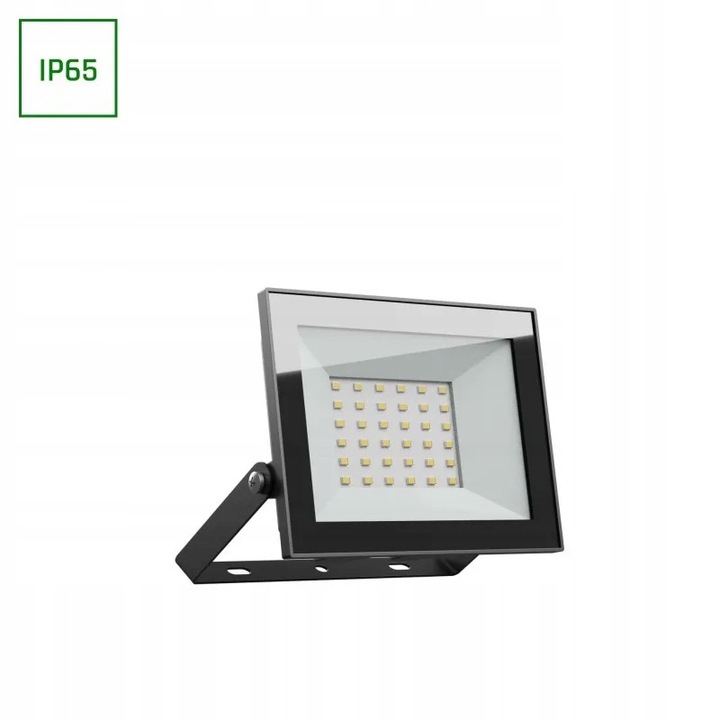 Reflector LED Spectrum NOCTIS LUX 4, 30W, alb cald, IP65, 141x107x25mm, negru