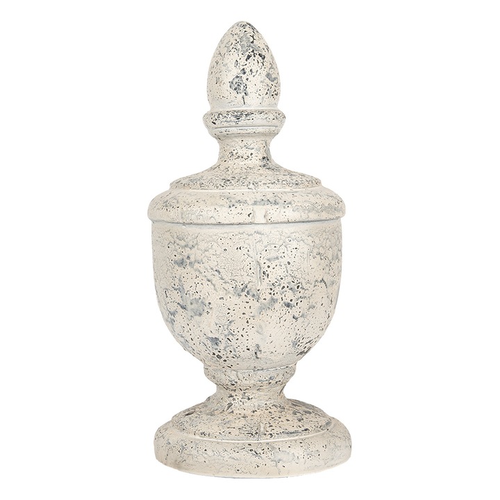 Decoratiune ceramica bej vintage Ø 22x48 cm