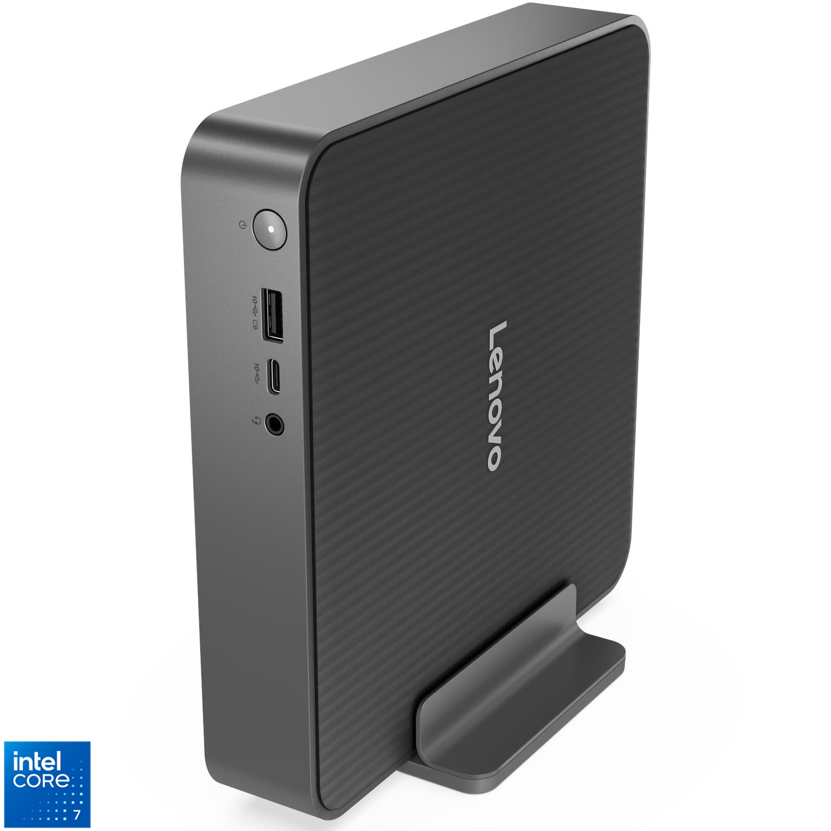 Mini PC Lenovo IdeaCentre Mini 01IRH10R cu procesor Intel® Core 7 240H pana la 5.2GHz, 16GB DDR5, 512GB SSD, Integrated Intel® Graphics, NO OS, Luna Grey