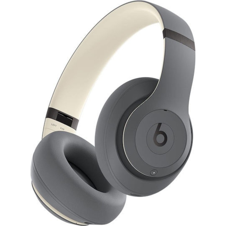 Casti Beats Studio Pro Wireless/cu fir, supraauriculare, cu 40 de ore de redare si incarcare rapida, gri nisipiu