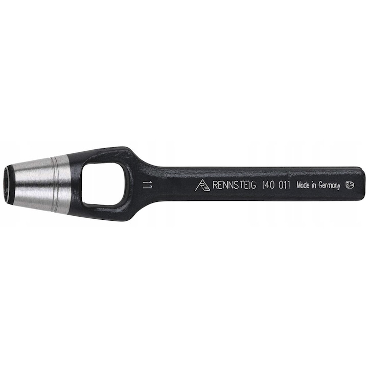 Perforator Rennsteig 11 mm (7/16"), otel C35 forjat, finisaj negru, 0.225 Kg