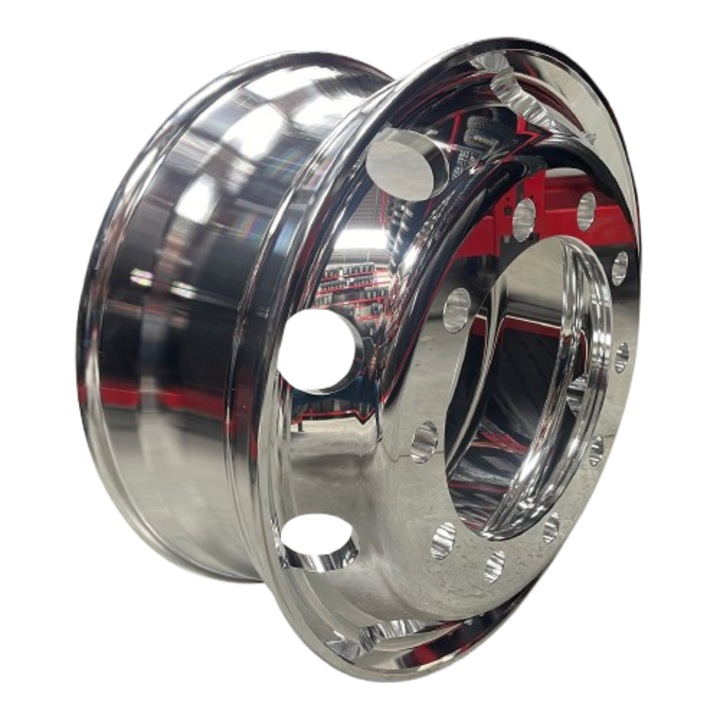 Janta NOUA Aliaj, 8.25X22.5 Jantax Ranforsata 10 prezoane, 105 mm intre prezoane, fiu 280 mm