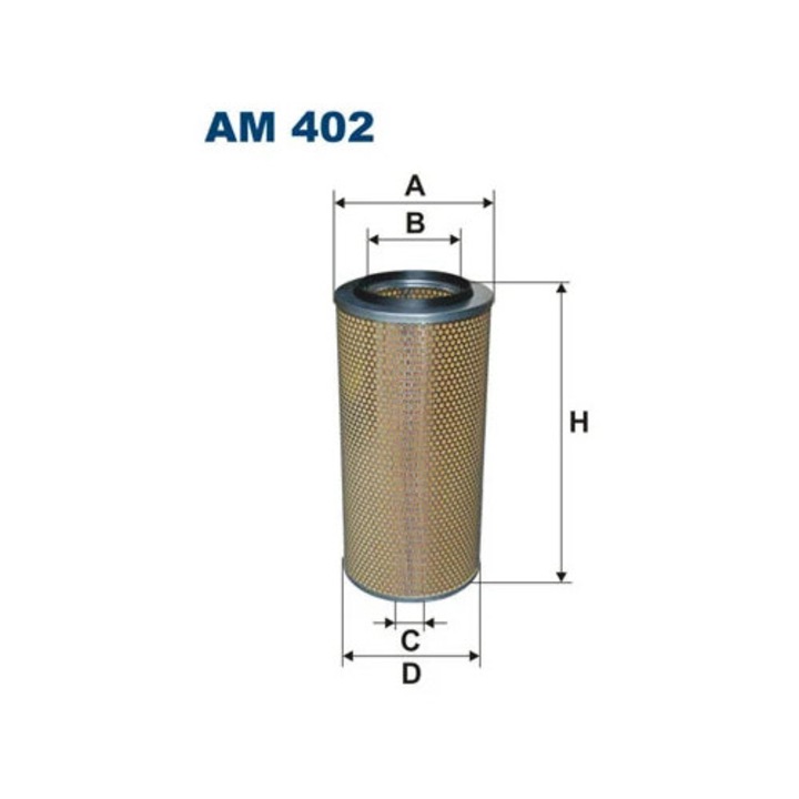 Въздушен филтър Am402 Daf F 2100/F 2300/F 2500/F 2600/F 2800/Sb Drögmöller E-Serie Fiat Series 180/Series 260/Series 300