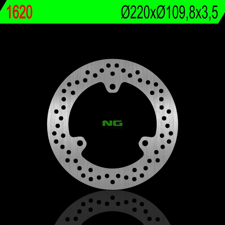 Спирачен диск NG за Yamaha Tricity/ABS 14-18, 220x109,8x3,5мм, 3x10,5мм