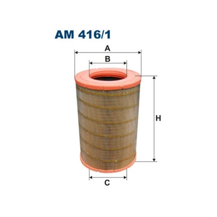Légszűrő Scania 4-es széria dízel Filtron Am416/1