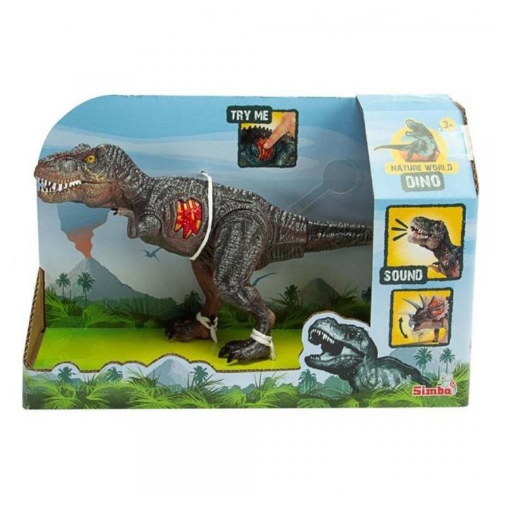 Dinoszaurusz fénnyel és hanggal többféle 1db - Simba Toys