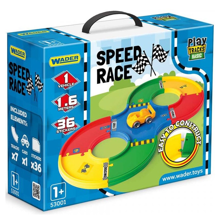 Play Tracks: Alap gyorsasági pályaszett - Wader