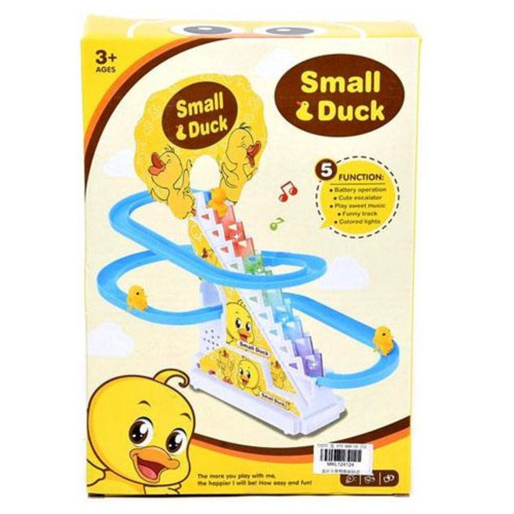 Kicsi kacsa csúszdapálya fénnyel és hanggal